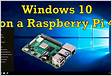 How to remote into a Raspberry Pi running Raspbian OS from Windows